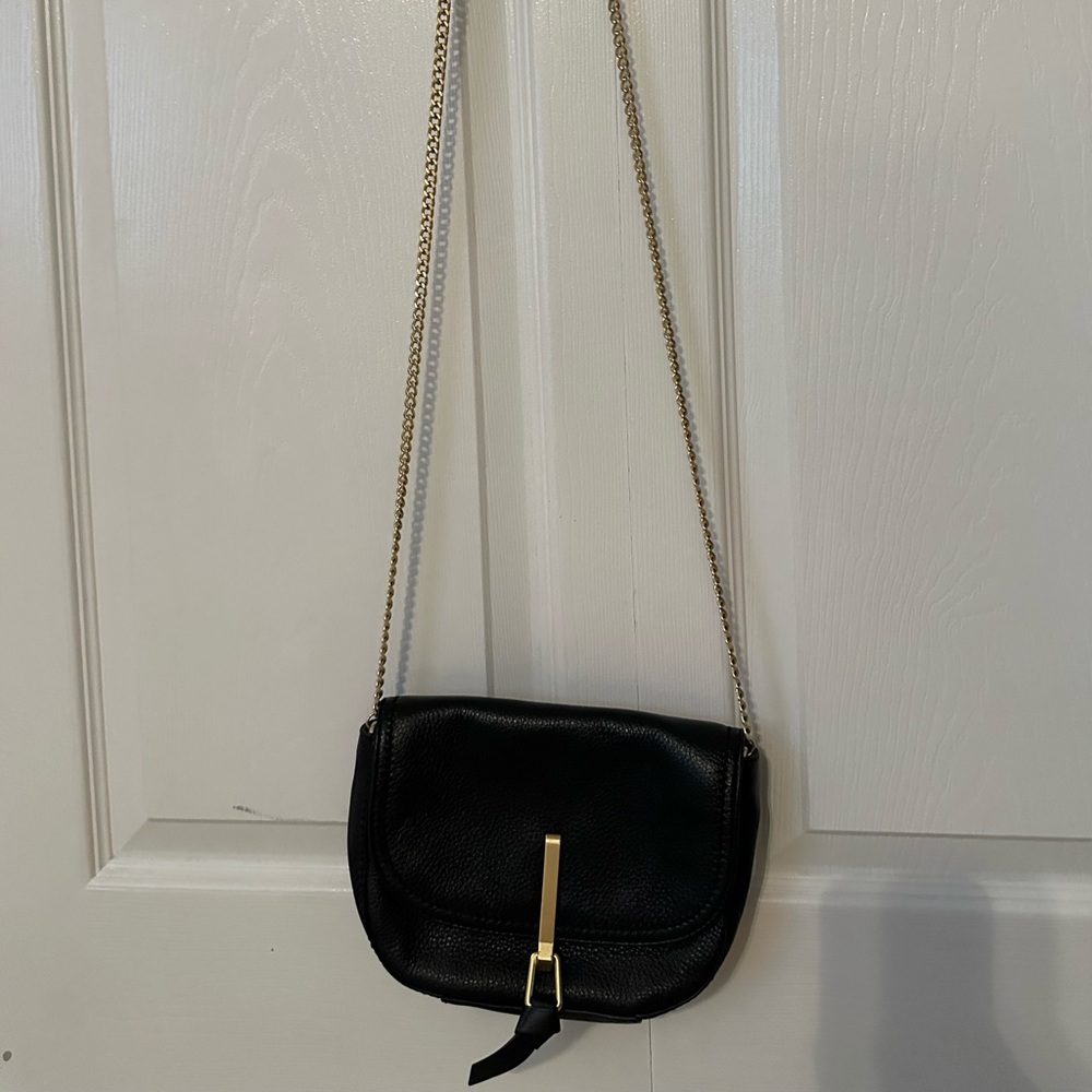 Vera Bradley Black Leather Crossbody